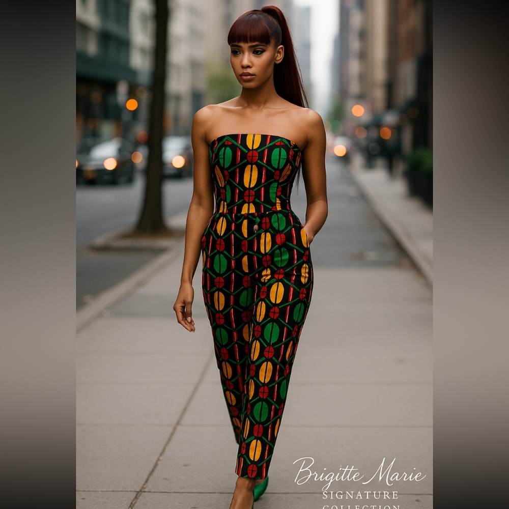 Women's African Print Set